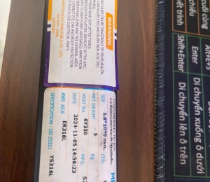 QUE HÀN TIG 308/316